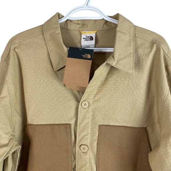 The North Face Field Shacket Pockets Button Front Utility Barn Coat Standard Fit - Picture 3 of 7